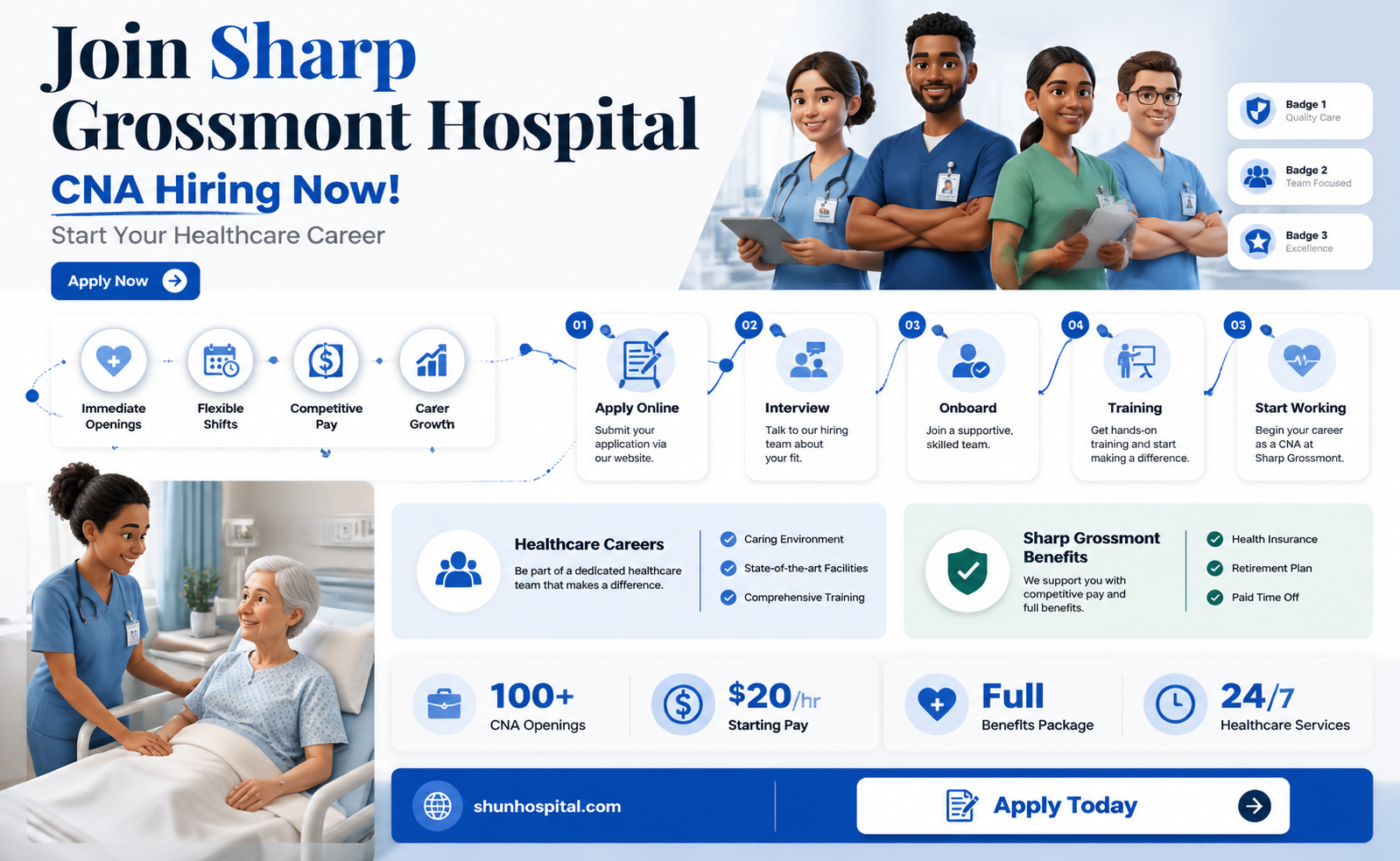 am shift hiring cna grossmont hospital sharp