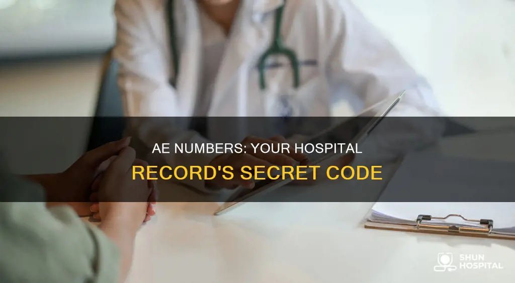 me and ae numbers on hospital records