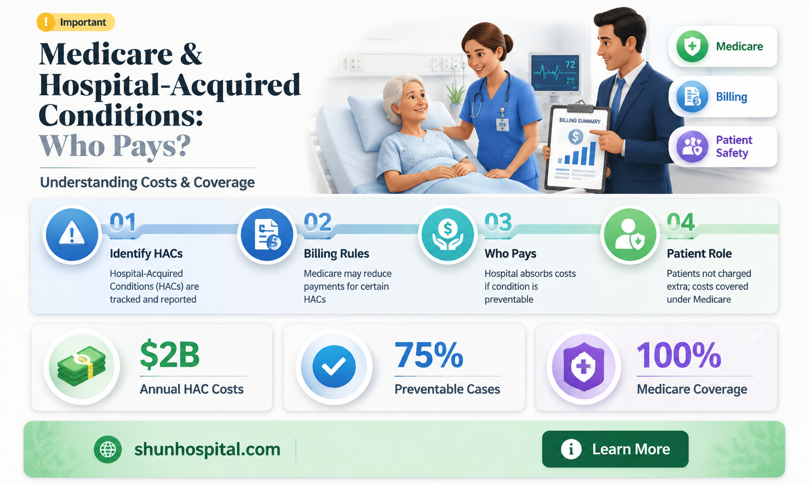 are hospital acquired conditions reimbursed by medicare