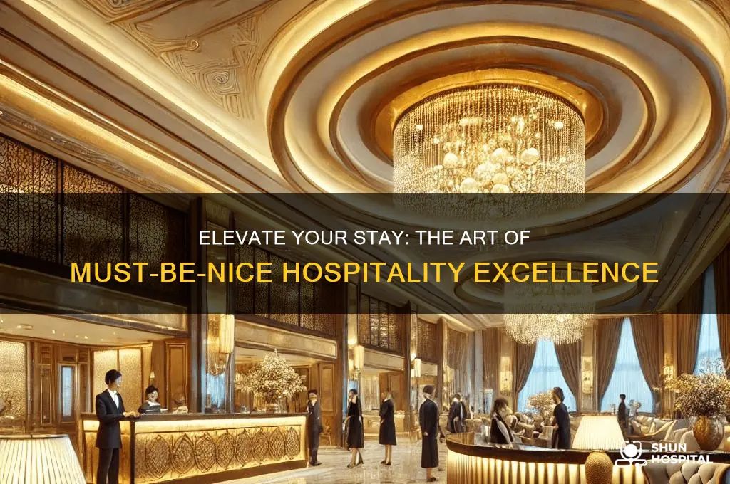 must be nice hospitality