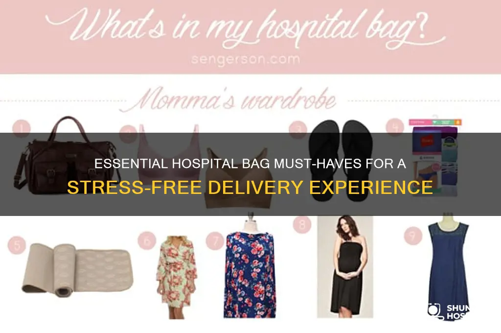 must haves packed for hospital