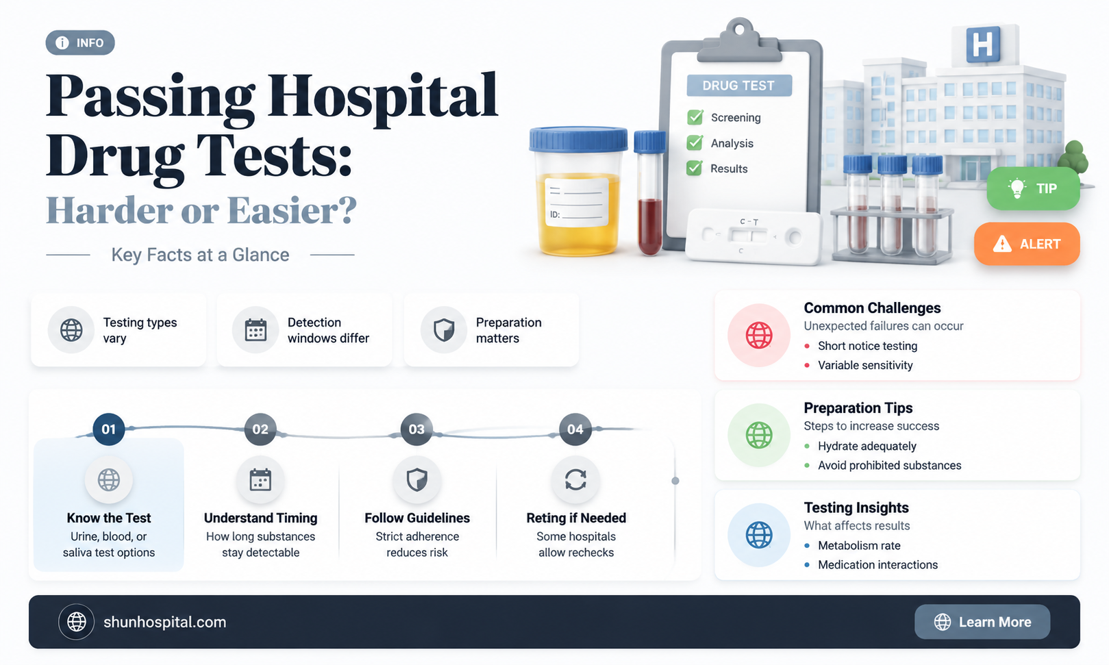 are hospital drug tests harder to pass