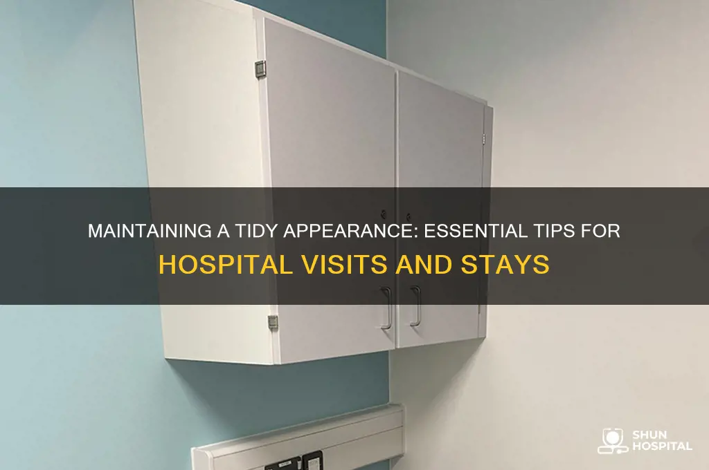 should appear tidy at hospital