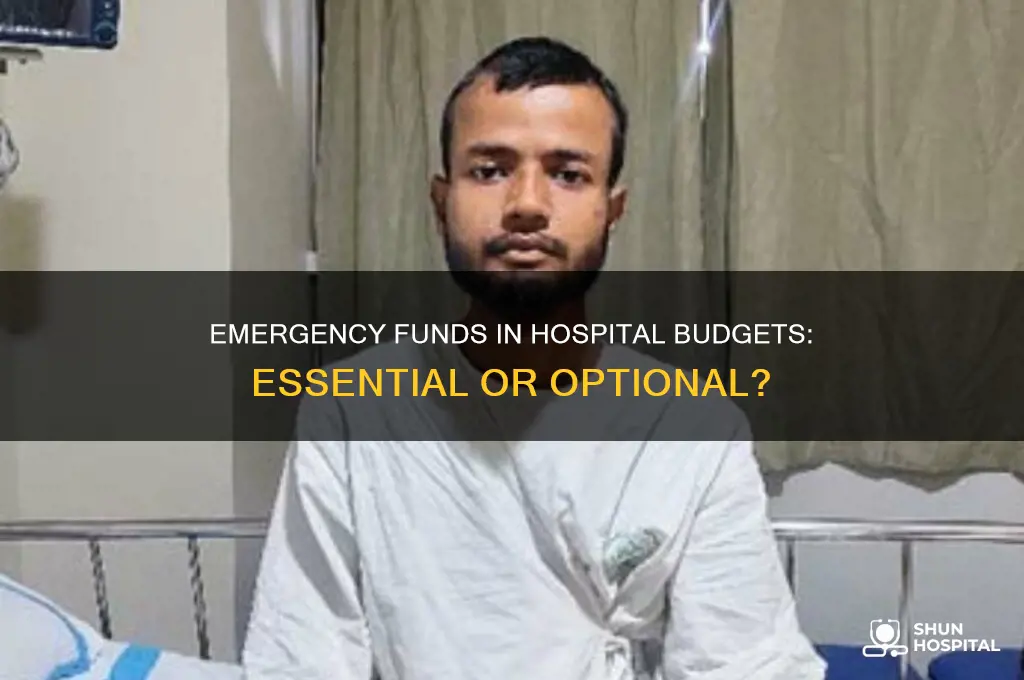 should emergency funds be part of a hospital