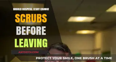 Hospital Staff Scrubs: Change Before Leaving?