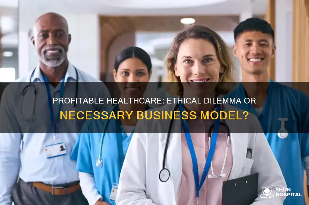 should hospitals and other health care facilities make a profit