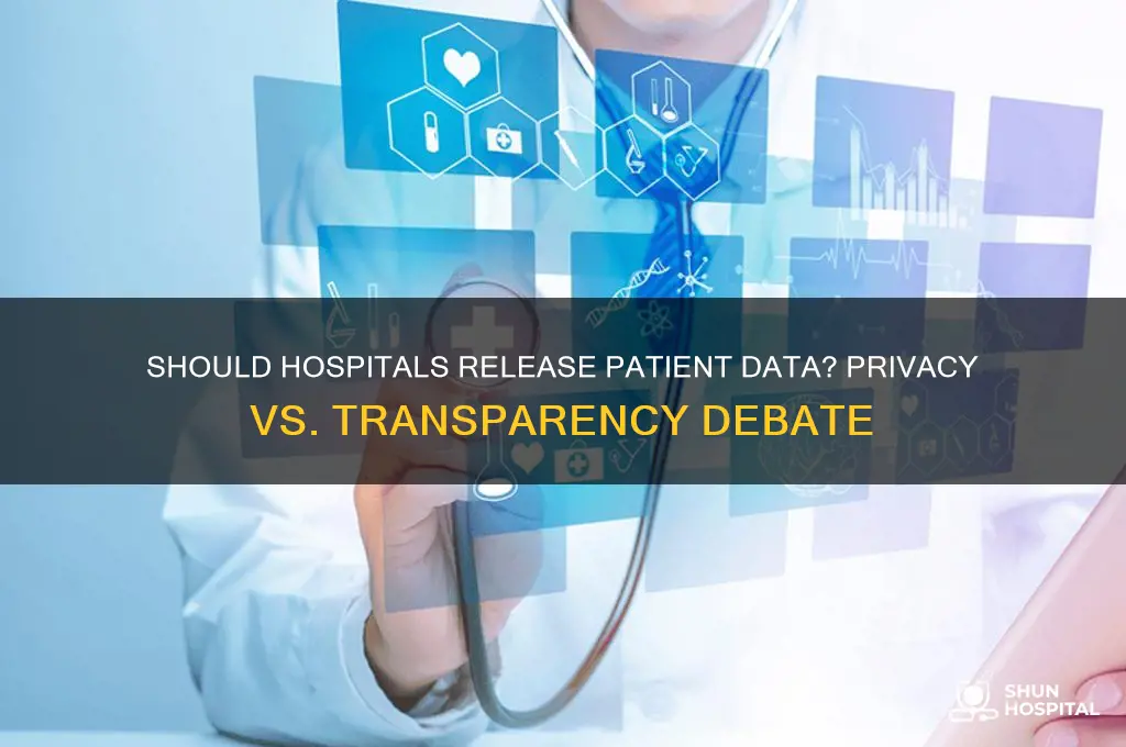should hospitals rreleas