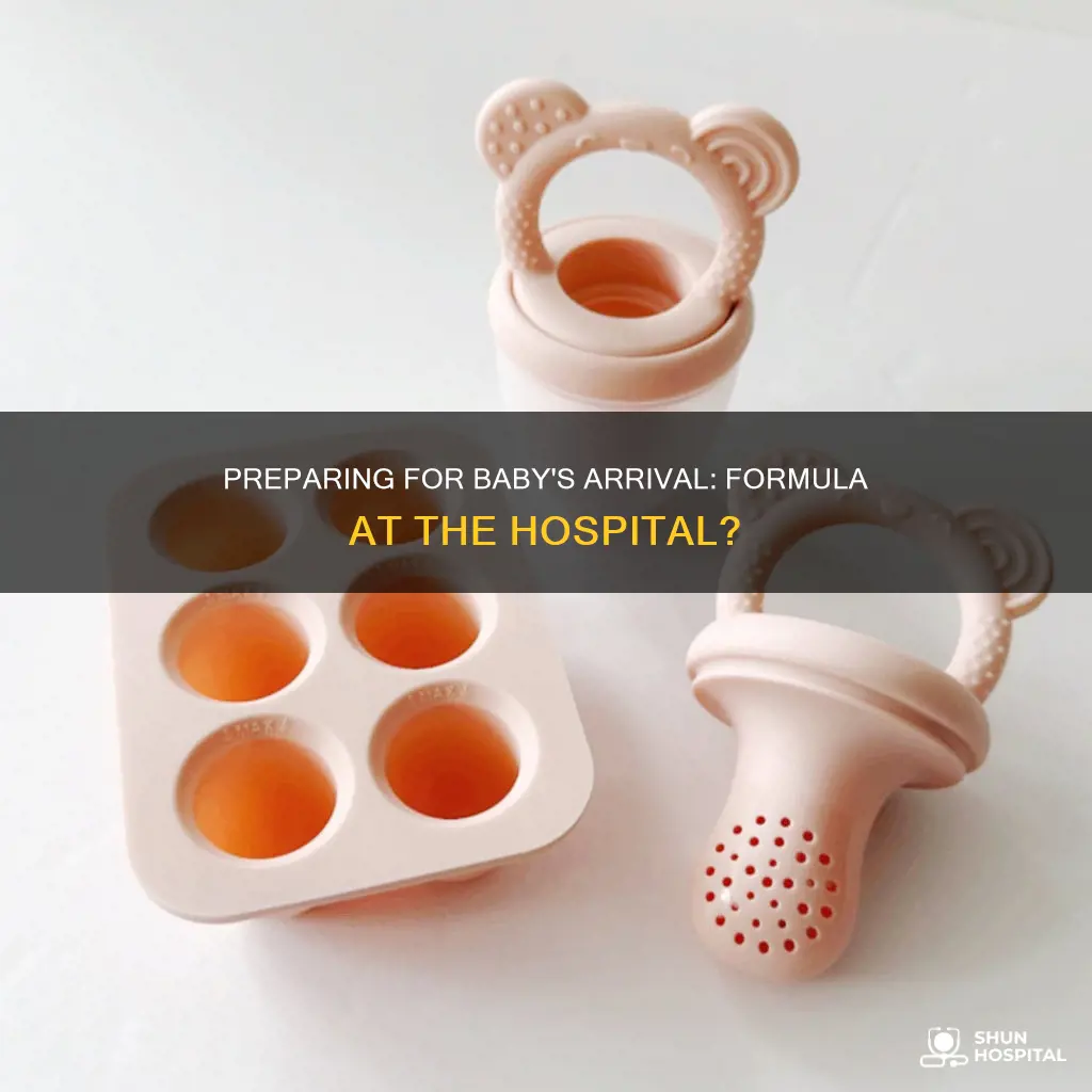 should i bring formula to the hospital