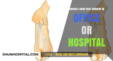 Office vs. Hospital: Where Should You Have Foot Surgery?
