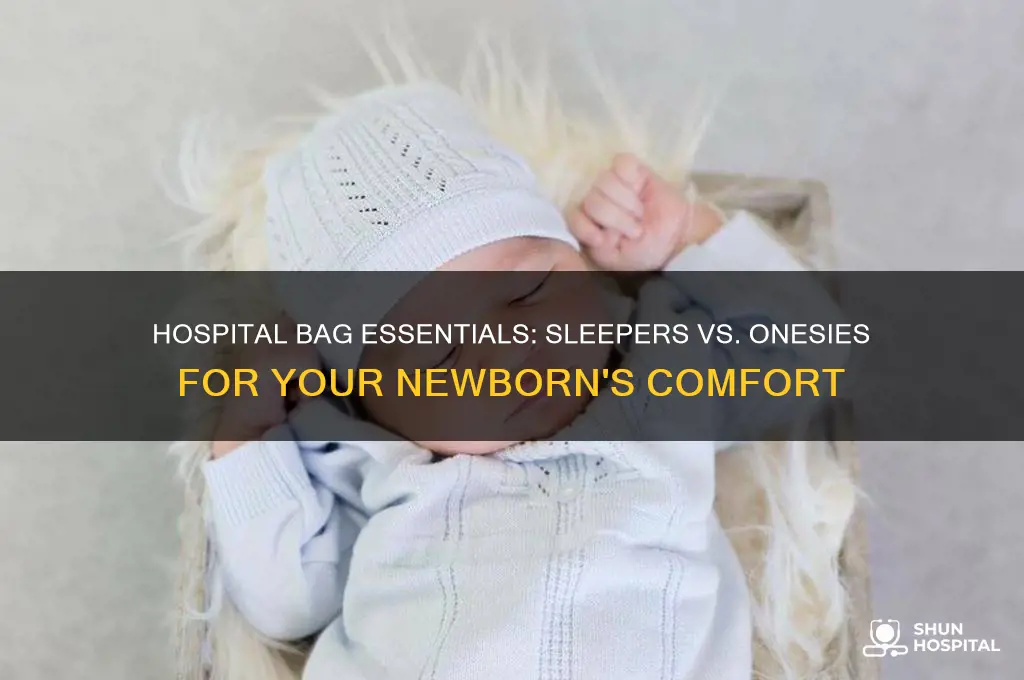 should i pack sleepers or onesies for the hospital