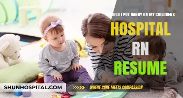 Nanny Experience on RN Resume: Boost or Detraction for Pediatric Roles?