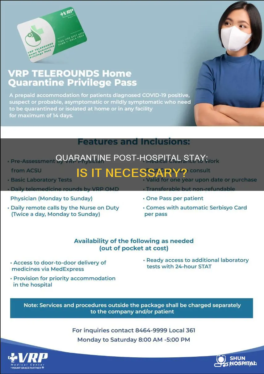 should i quarantine after a hospital stay