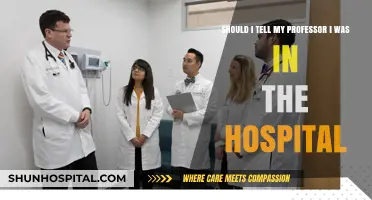 Should I Disclose My Hospital Stay to My Professor?