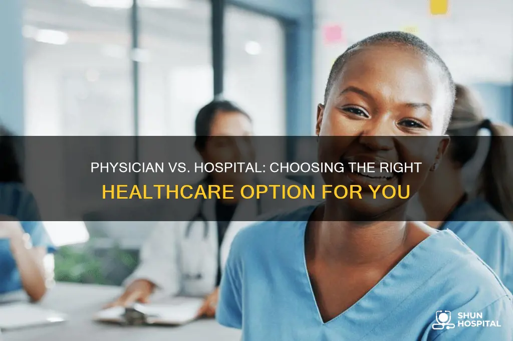 should i visit a physician or got to a hospital