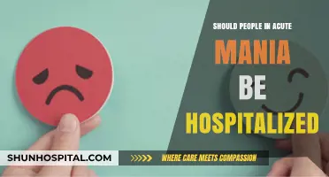 Mania's Hospitalization: When Does Acute Mania Need Inpatient Care?
