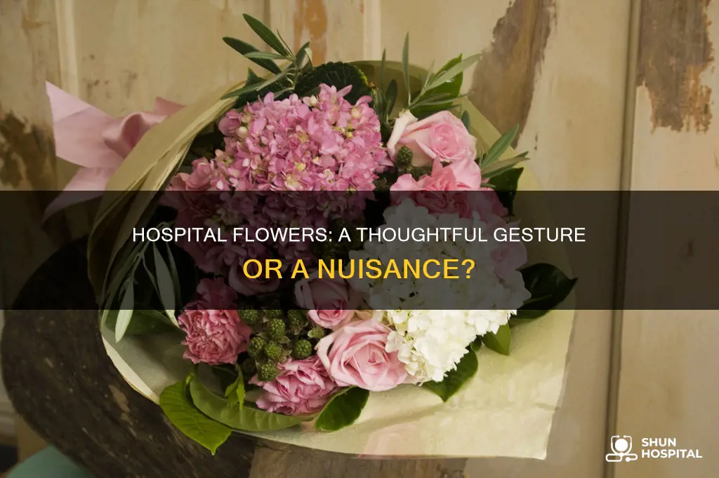 should you bring flowers to a hospital