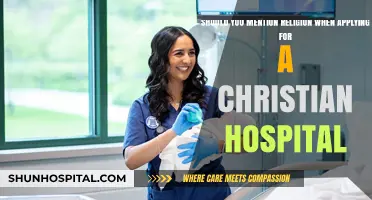 Should You Mention Religion in Christian Hospital Job Applications?