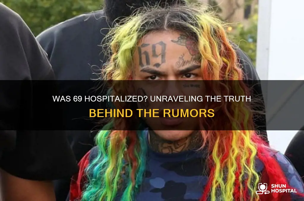 was 69 hospitalized