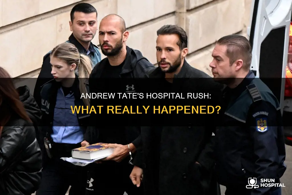 was andrew tate rushed to the hospital