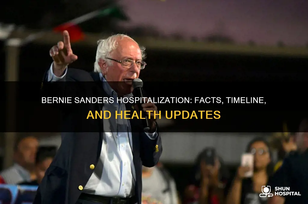 was bernie sanders hospitalized