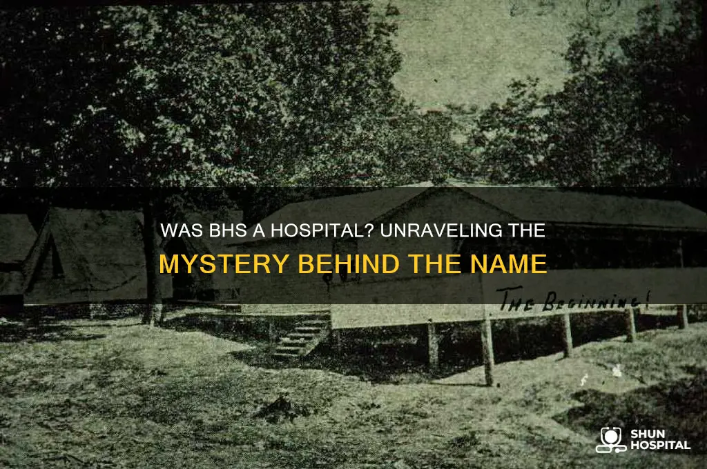was bhs a hospital