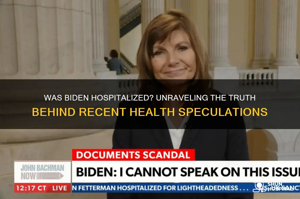 was biden hospitalized