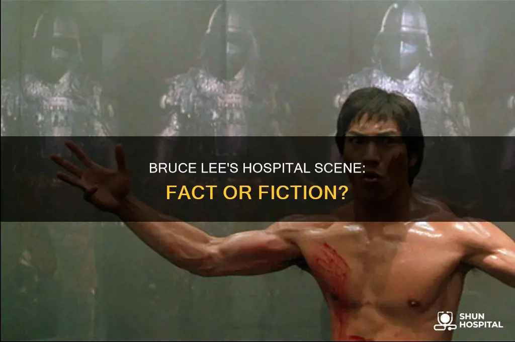 was bruce lee hospital scene