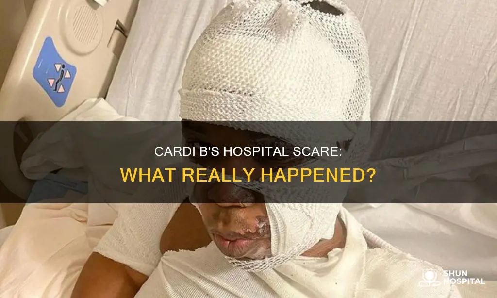 was cardi b rushed to the hospital