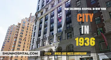 Columbus Hospital NYC: Uncovering Its Presence in 1936 New York