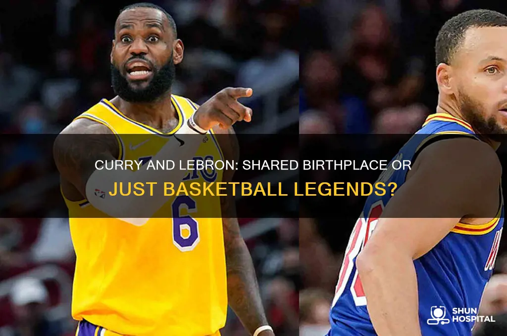 was curry and lebron born in the same hospital