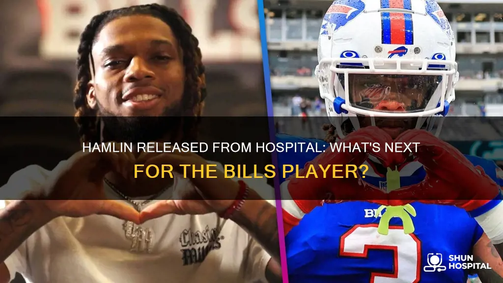 was damar hamlin released from the hospital