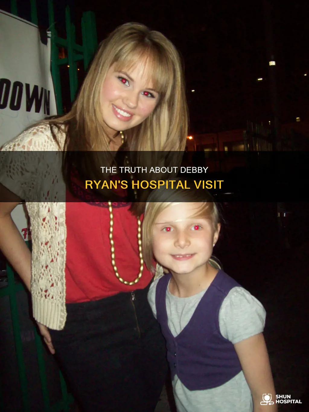 was debby ryan rushed to the hospital