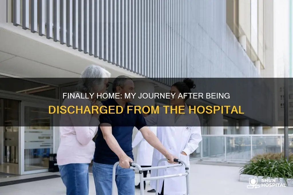 was discharged from hospital