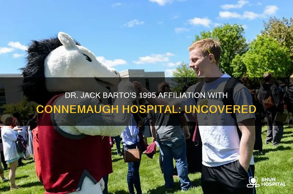 was dr javk barto affiliated with connemaugh hospital in 1995
