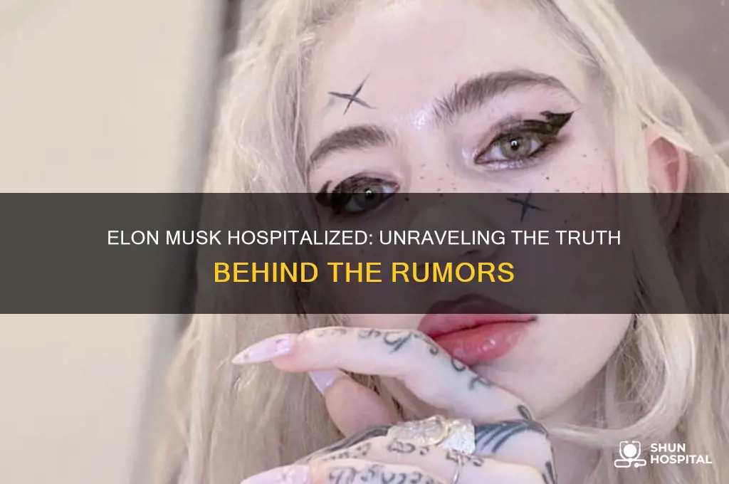 was elon musk hospitalized