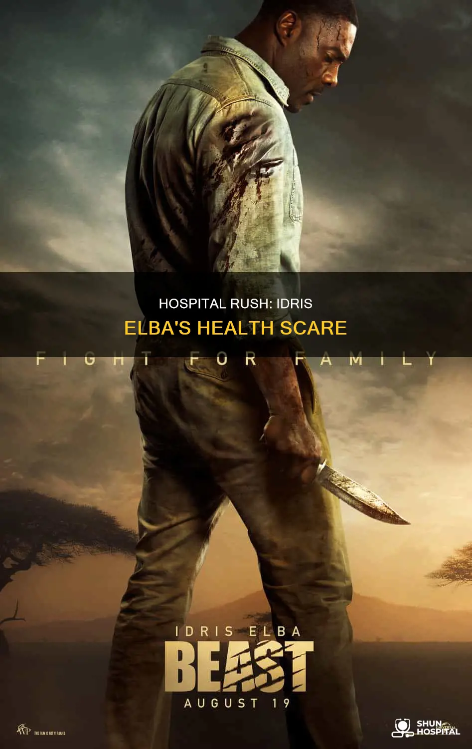 was idris elba rushed to the hospital