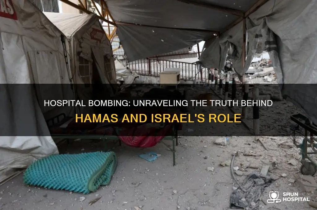 was it hamas or israel that bombed the hospital