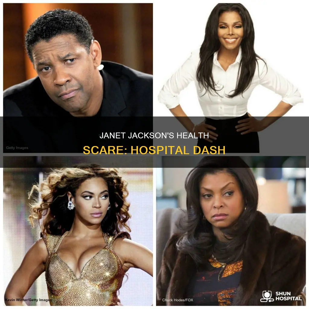 was janet jackson rushed to the hospital