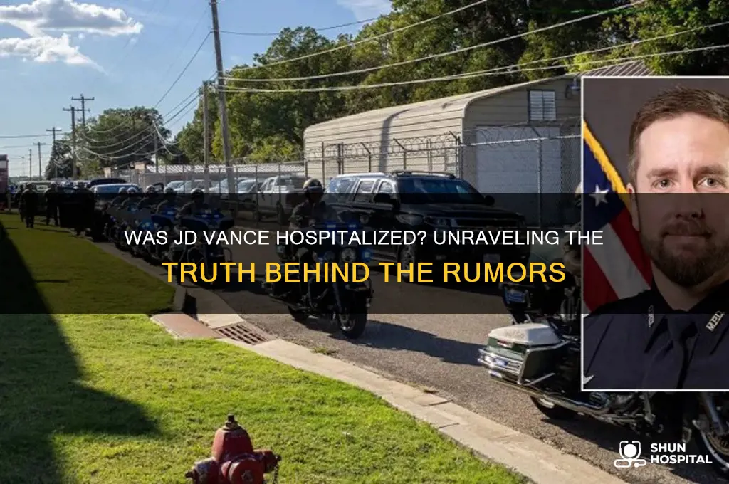 was jd vance hospitalized