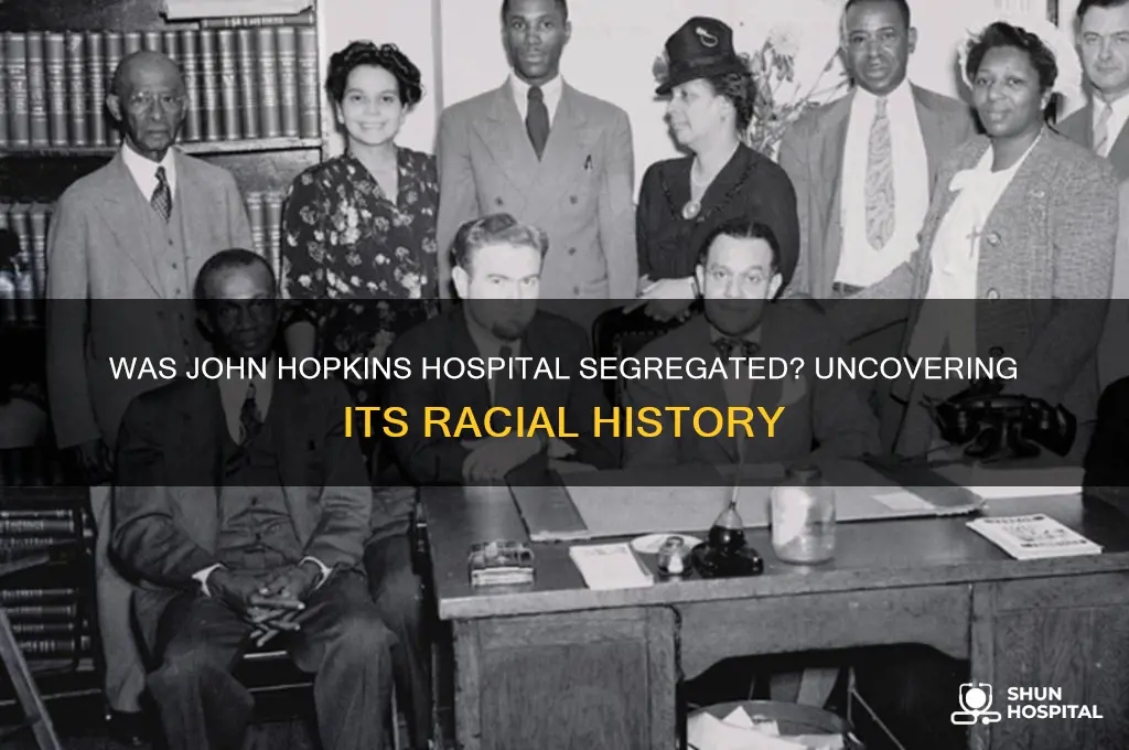 was john hopkins hospital segregated