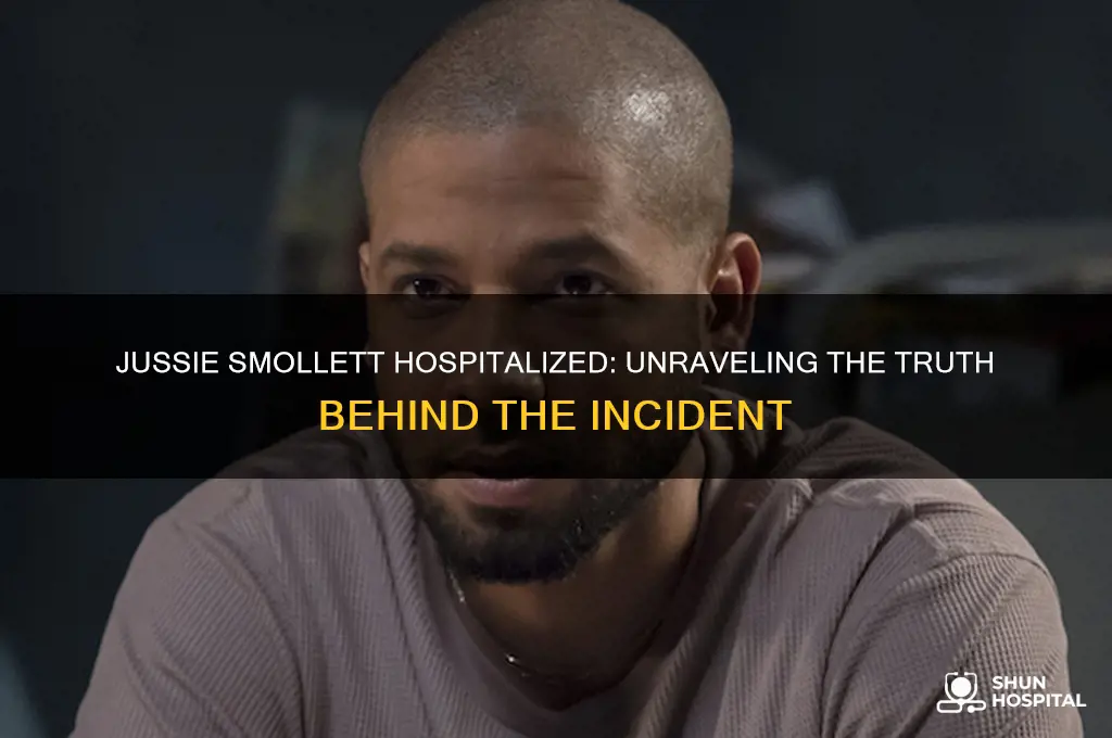 was jussie smollett hospitalized