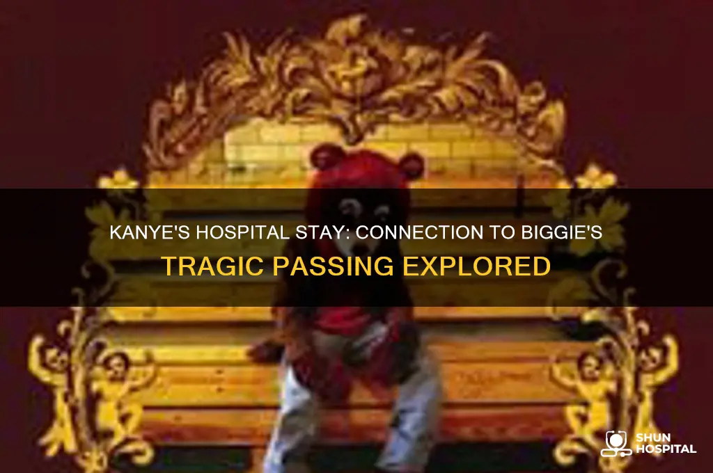 was kanye in the same hospital where biggie died