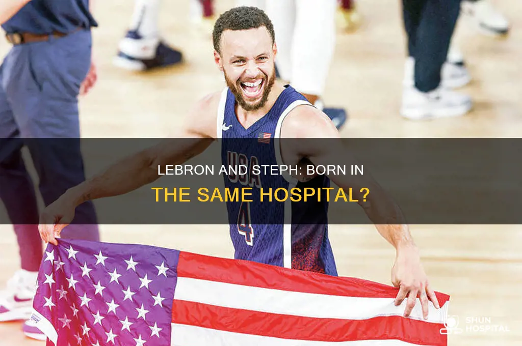was lebron and steph born in the same hospital