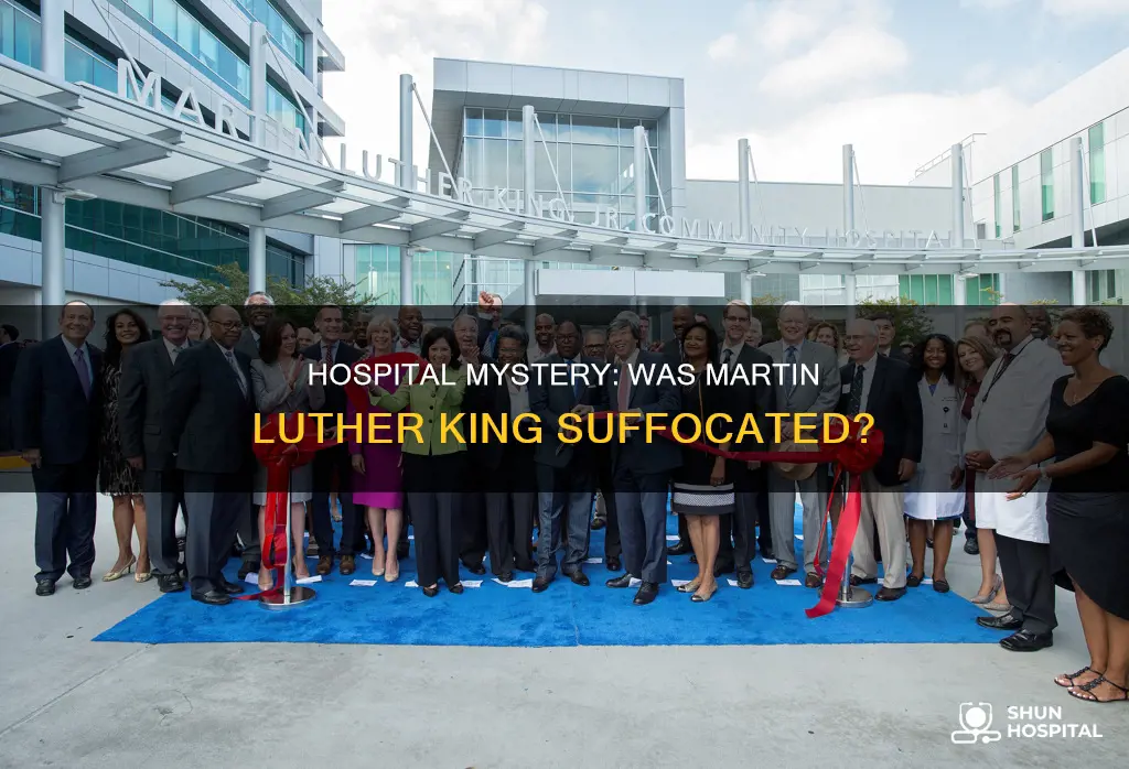 was martin luther king suffocated in hospital