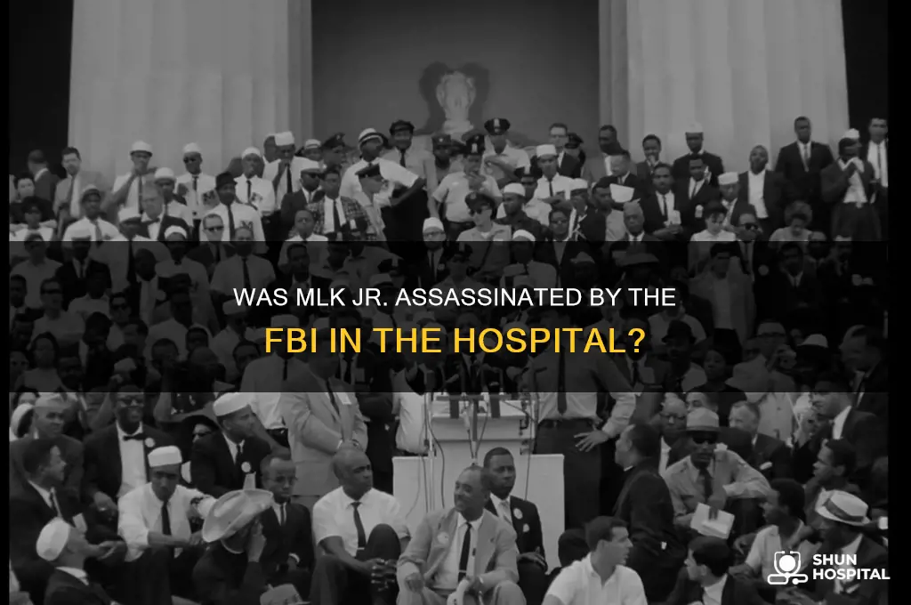 was mlk jr killed in the hospital by fbi