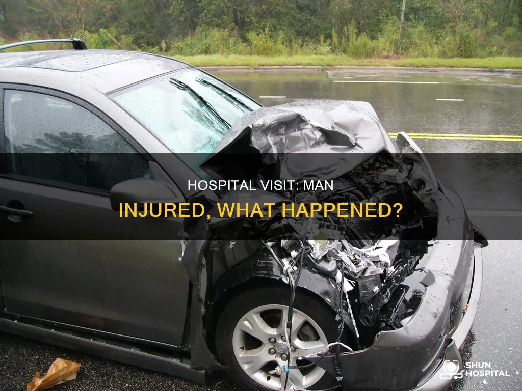 was one man also sent to hospital