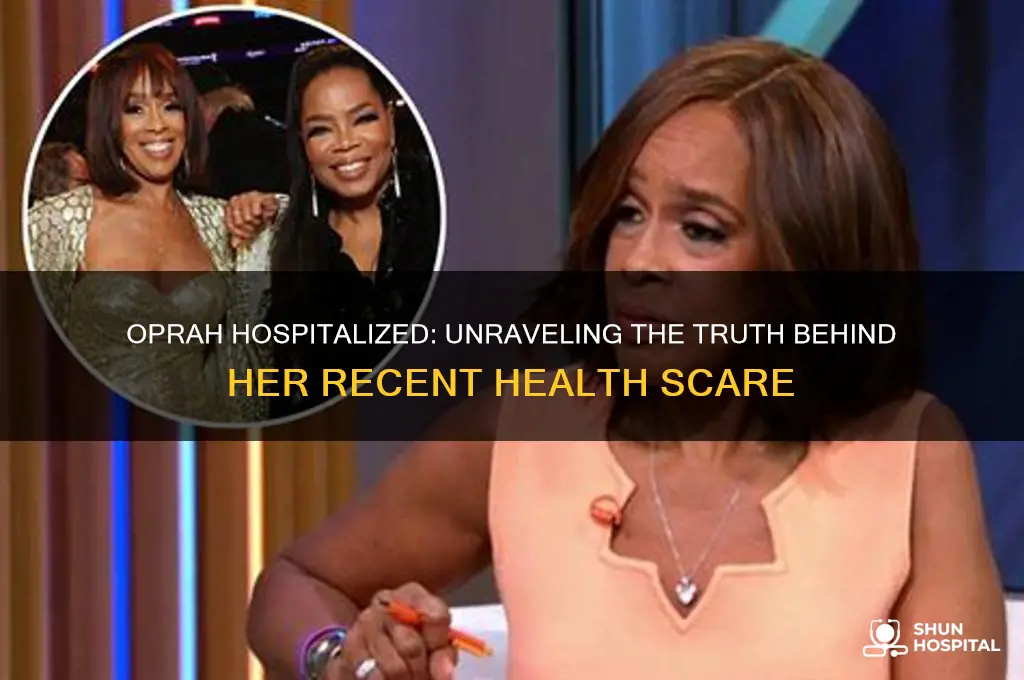 was oprah in hospital