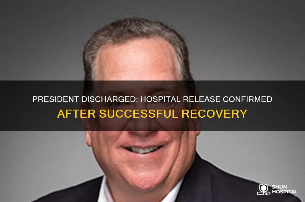 was president released from hospital