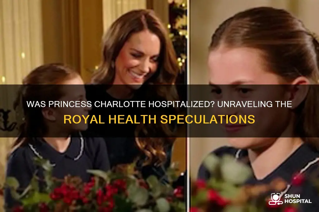 was princess charlotte hospitalized