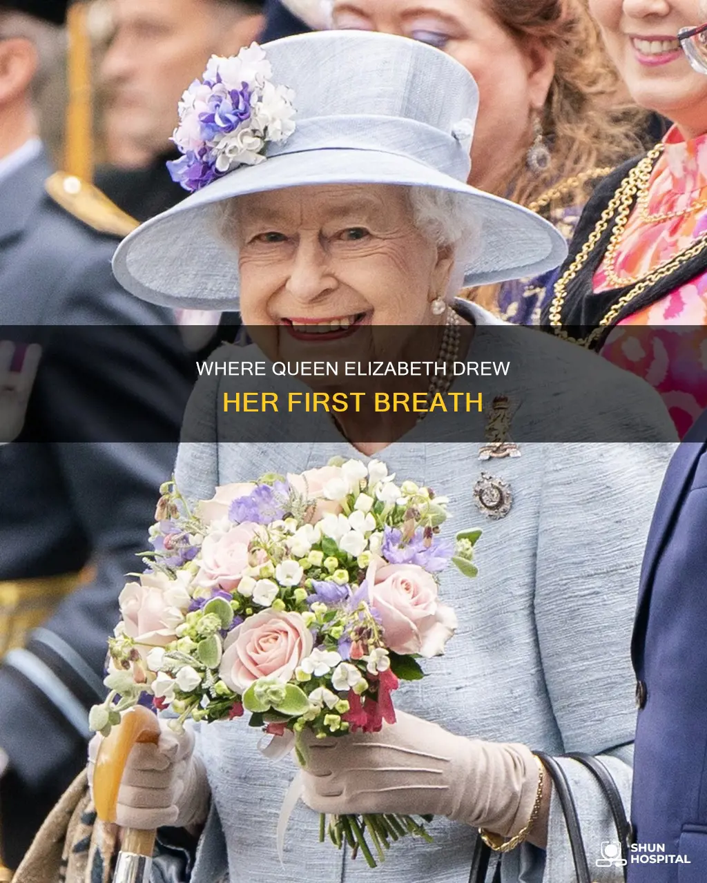 was queen elizabeth born in a hospital